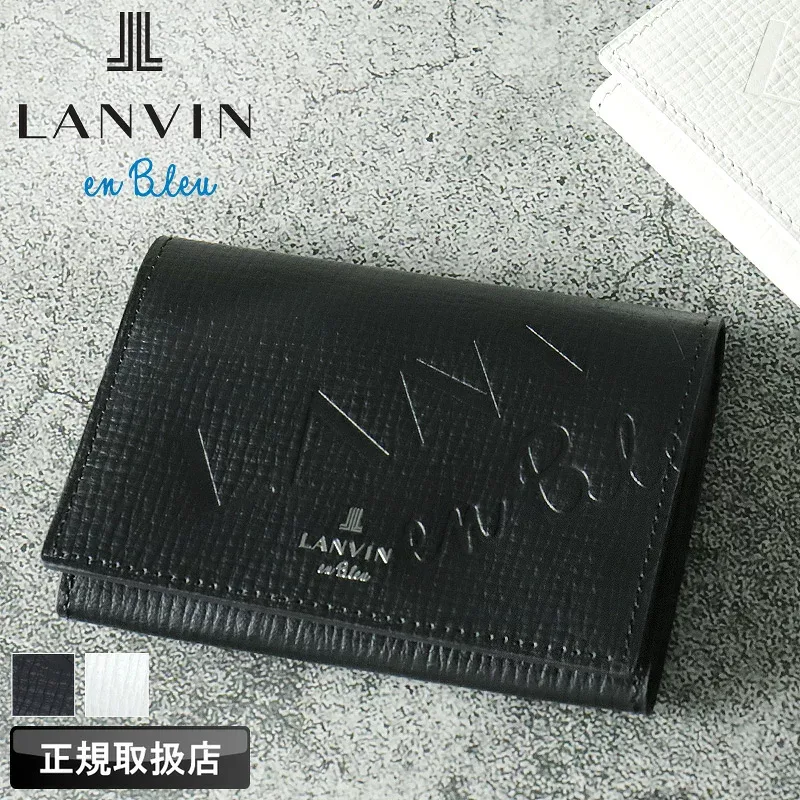 ランバン カードケース メンズ 本革 ブランド ランバンオンブルー LANVIN en Bleu バトラー小物 519612 名刺入れ パスケース 定期入れ ビジネス 牛革 革 レザー オシャレ カジュアル 人気 財布 さいふ サイフ 革小物 ウォレット 正規品 正規販売店