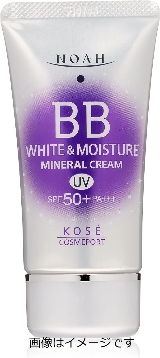 KOSE コーセー ノア ホワイト&モイスチュア BBミネラルクリーム UV01 SPF50+ 50g