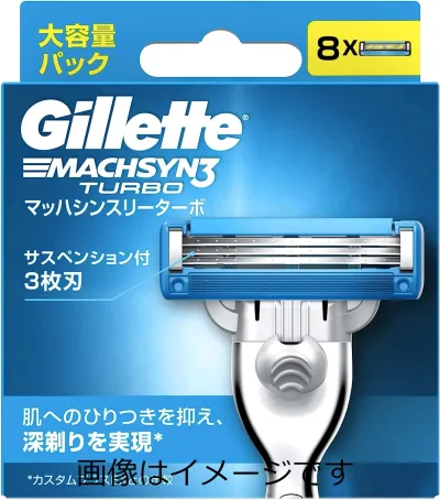 ジレット マッハシンスリーターボ 替刃 8個入