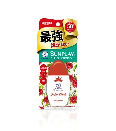 【定形外郵便で送料無料!】メンソレータム サンプレイ スーパーブロック 30g