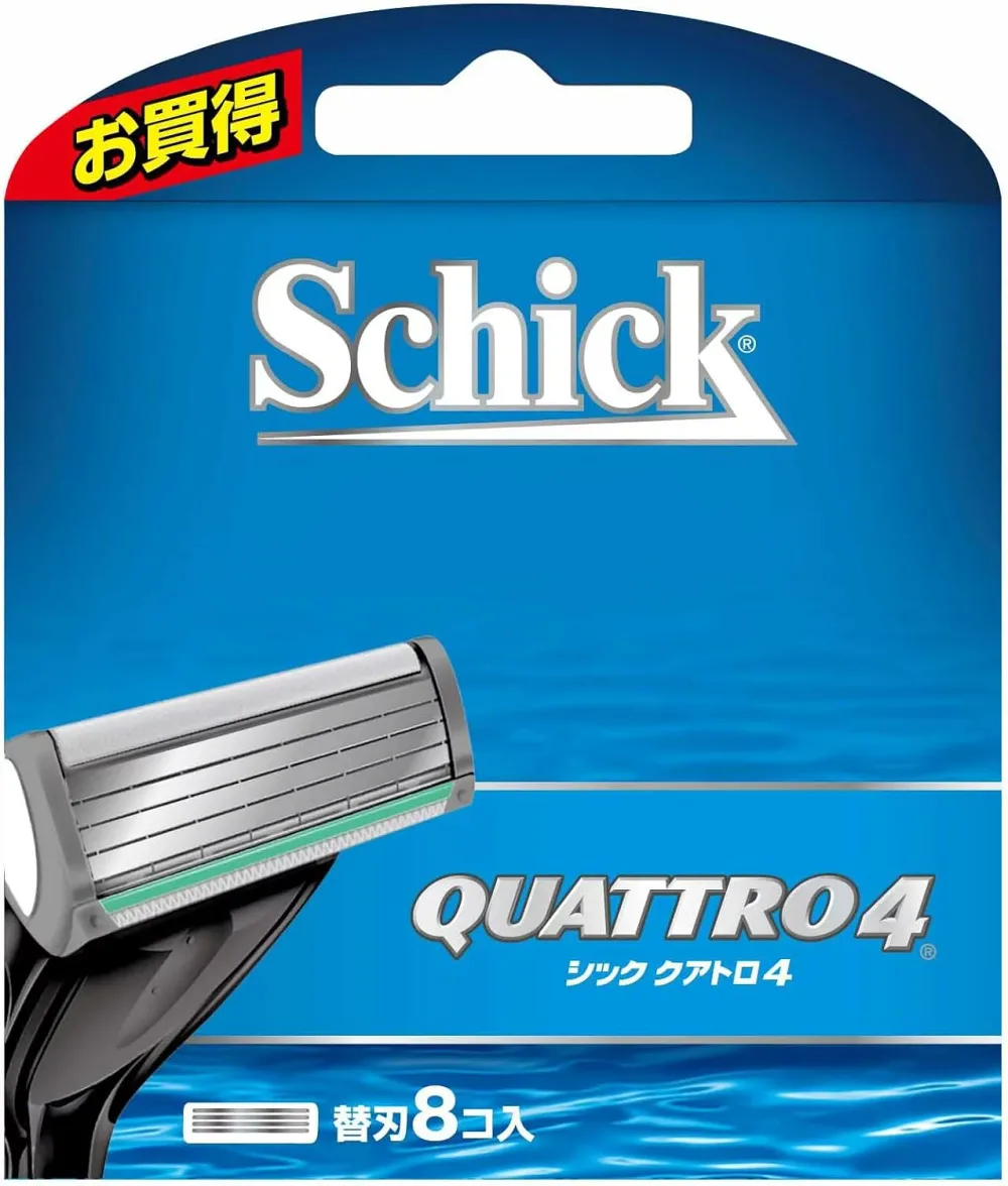【Schick】シック クアトロ4 替刃 8個入