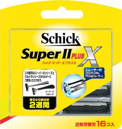 【Schick】シック スーパーIIプラスX 替刃 16個入