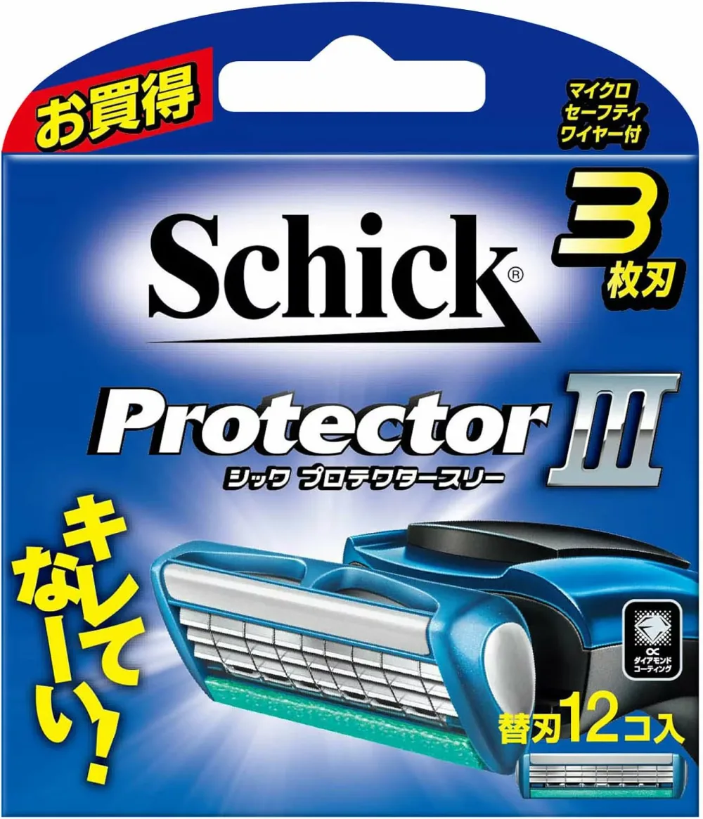 【Schick】シック プロテクタースリー 替刃 12個入