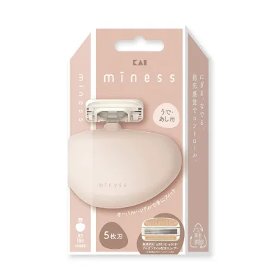 【miness】マイネス うで・あし用カミソリ 本体+刃 1個入