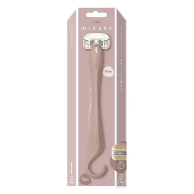 【miness】マイネス 背中用カミソリ 本体+刃 1個入