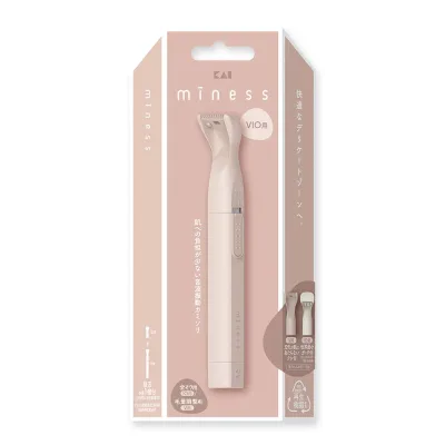 【定形外郵便で送料無料!】【miness】マイネス VIOデリケートゾーン用カミソリ 本体+各種替刃 1個入