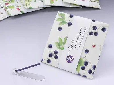 野山からのおふくわけ くろすぐりの薫り スティック12本入 香立付