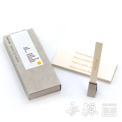 薫寿堂のお香 WASHI INCENSE 01 和紙のお香 01