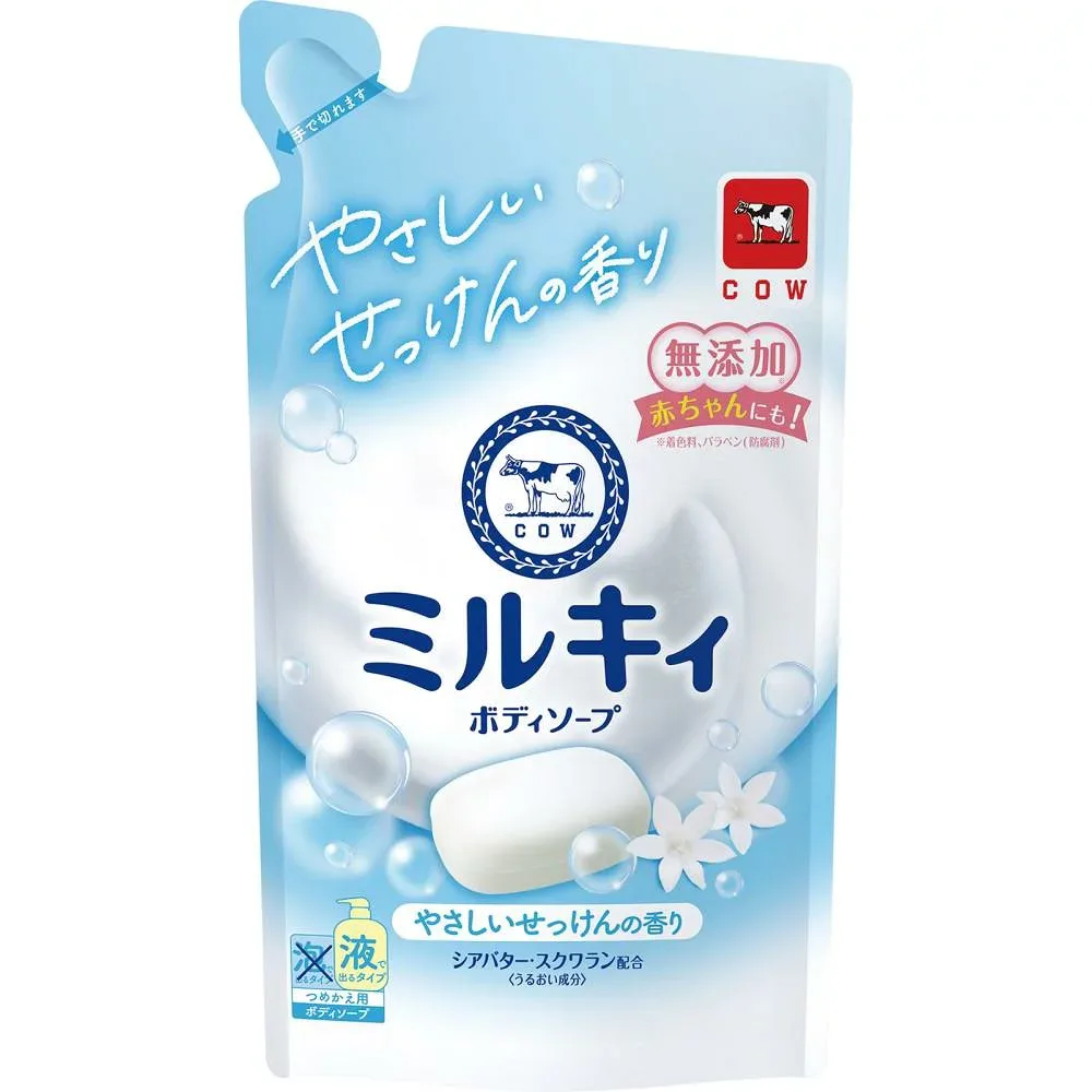 牛乳石鹸共進社 ミルキィボディソープ やさしいせっけんの香り 詰替用360ml