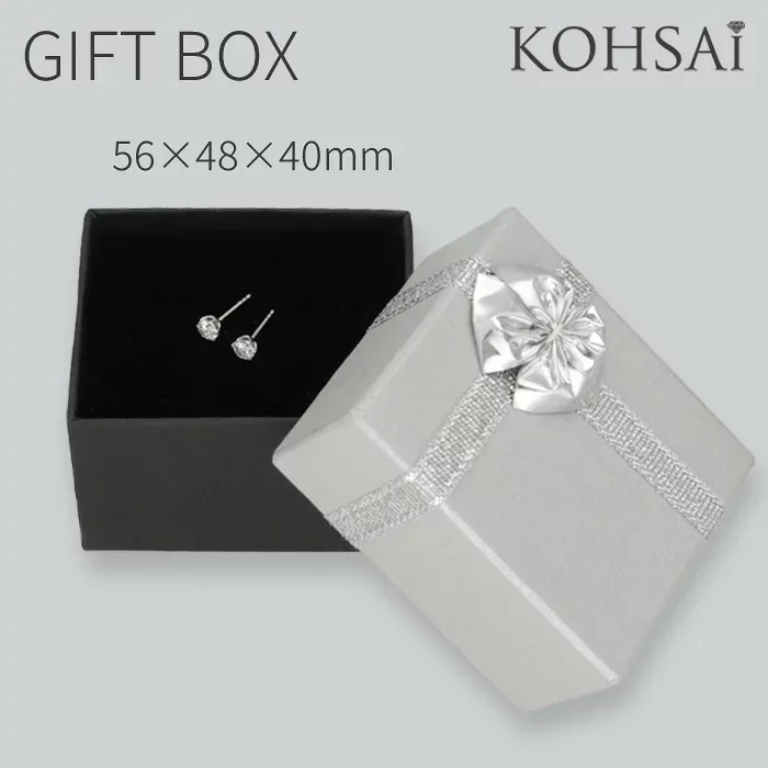 【本日限定10%オフCP+PT5倍!】ギフトボックス プレゼントボックス バースデー 記念日 ギフトラッピング 梱包資材 ジュエリー用 エンボス プレゼント箱 ピアス リング ネックレス イヤリング アクセサリー ギフト 手作り ラッピング バッグ付き セット ニッケルフリー