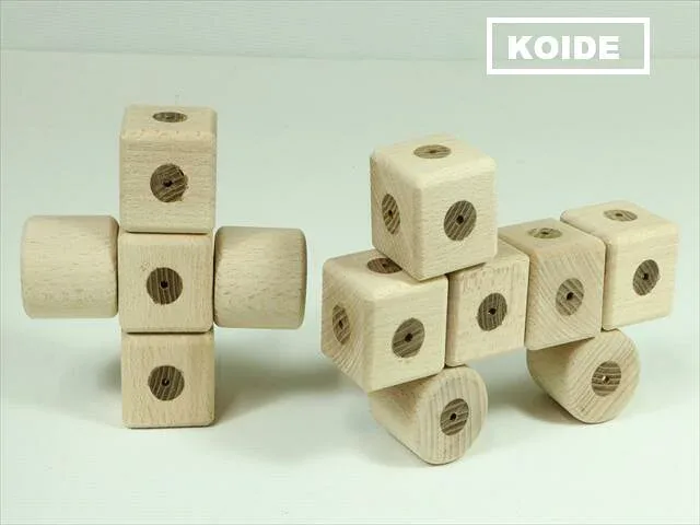 ぶなの木 日本製 木のおもちゃ 手ざわり プレゼント 誕生日祝 知育玩具 K32 まーるいブロック