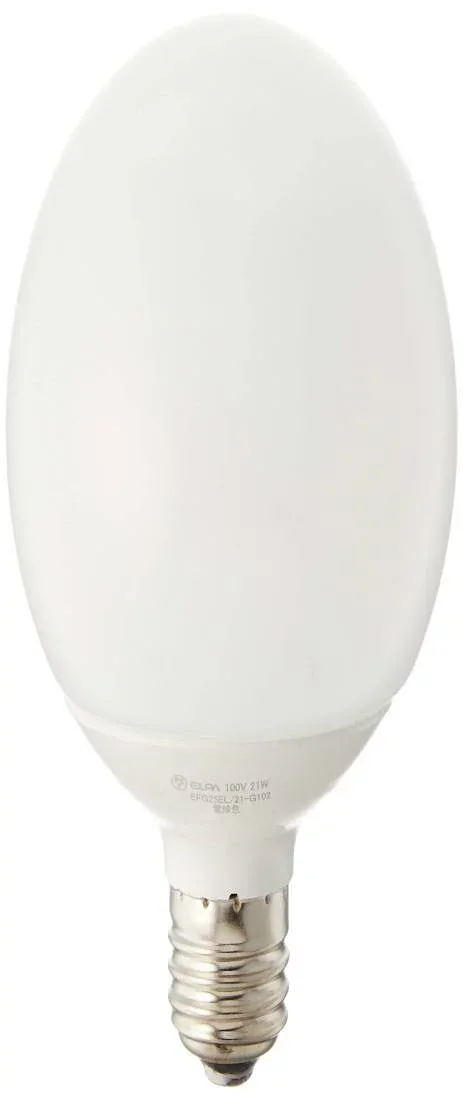 エルパ (ELPA) 電球形蛍光灯G形100W形 電球 100V 21W 1370lm 3波長形電球色 屋内用 EFG25EL/21-G102H