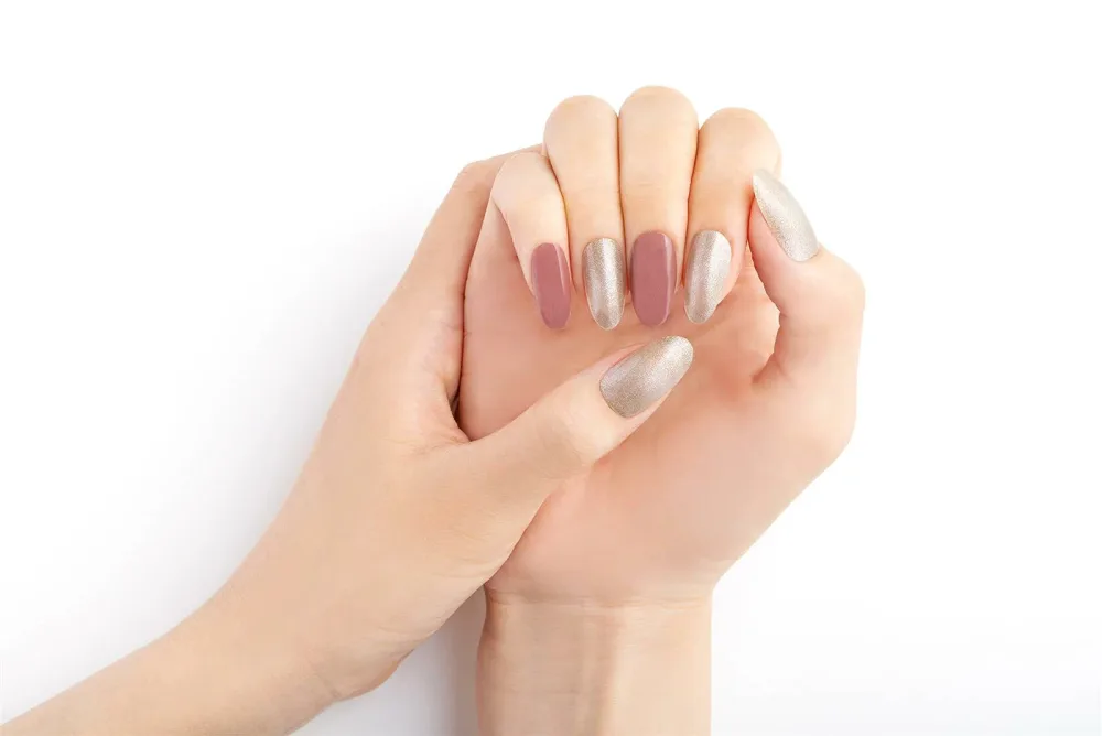 BEAUTYAVENUE(ビューティーアベニ ュー)ジェルネイルシール ハンド用 24pcs (ローズミスト)