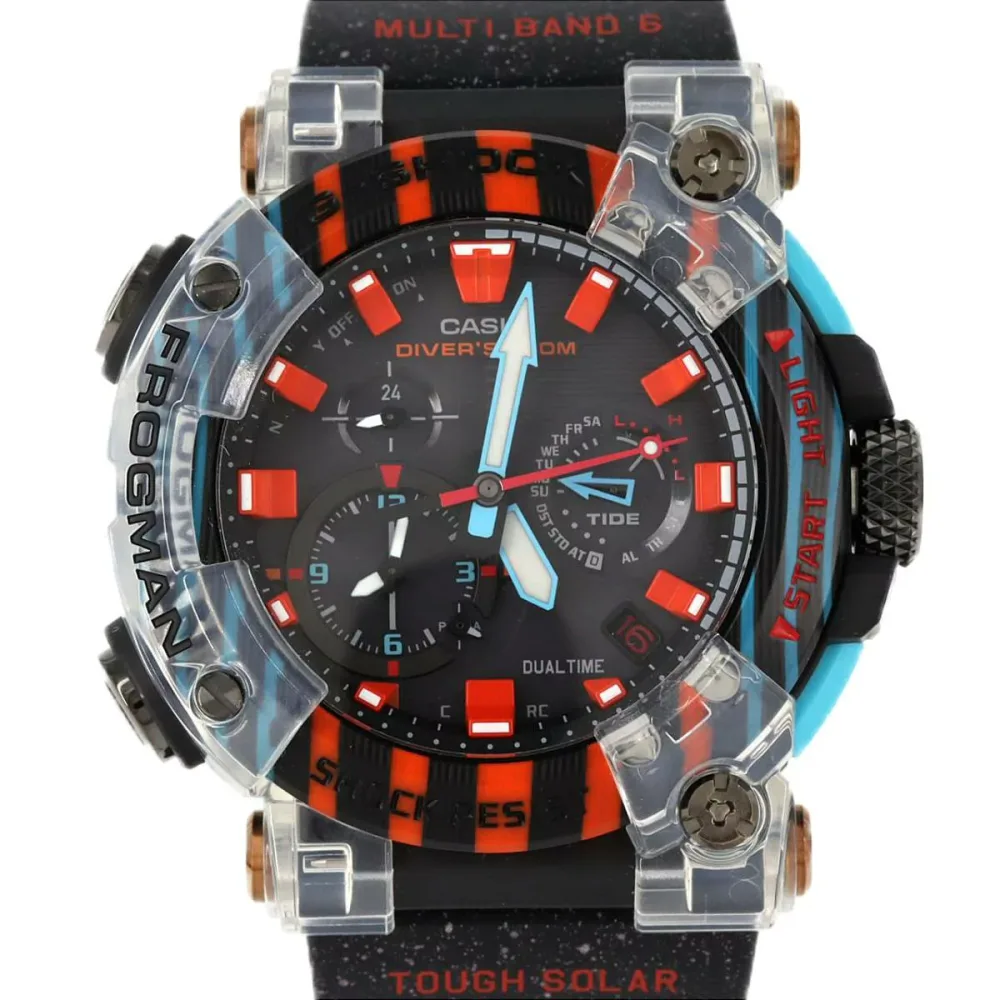 カシオ G-SHOCK・フロッグマン30th Anniversary 電波時計 GWF-A1000APF-1AJR その他 ソーラークォーツ【中古】