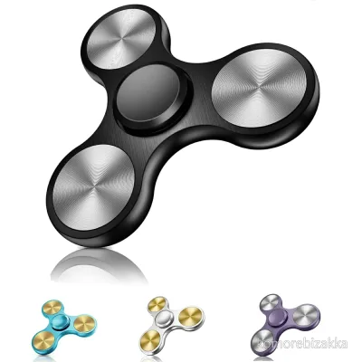 【送料無料】ハンドスピナー ステンレス製ベアリング 高速回転 2〜5分スピン ADHD 自閉症 おもちゃ フィジェット 指先スピナー 暇つぶし ストレス解消