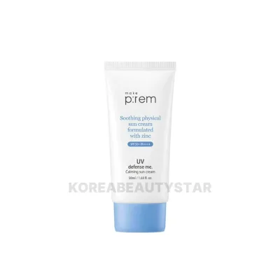 メイクプレム(make p:rem)UVディフェンスミー.カーミングサンクリーム50ml/UV defecnse me. Calming Sun Cream 韓国コスメ 日焼け止め【送料無料】