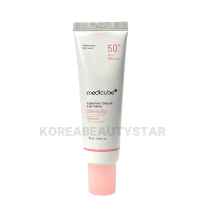 【medicube】メディキューブ PDRNピンクトーンアップサンクリーム 50ml(SPF50+,PA++++) 日焼け止め サンクリーム PDRN スキンケア 韓国スキンケア コスメ 韓国コスメ
