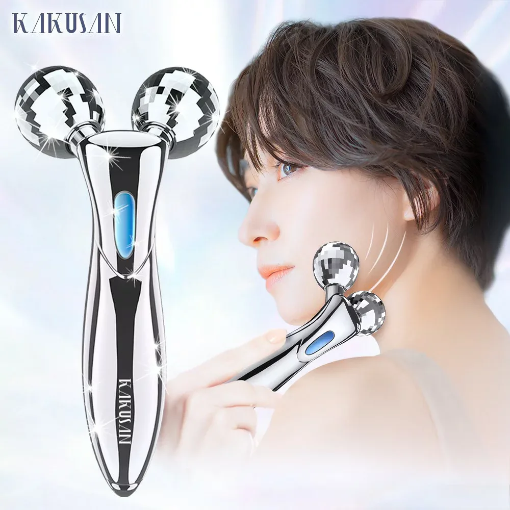 P5倍【驚き価格3,080円★クーポン利用で】 美容ローラー 美顔ローラー 美顔器 顔 ボディ 小顔ローラー Y字型 マッサージ 3D 充電不要 防水 マイクロカレント フェイスケア フェイスローラー 充電不要 リフトアップ レディース 美顔 母の日 プレゼント ギフト 送料無料