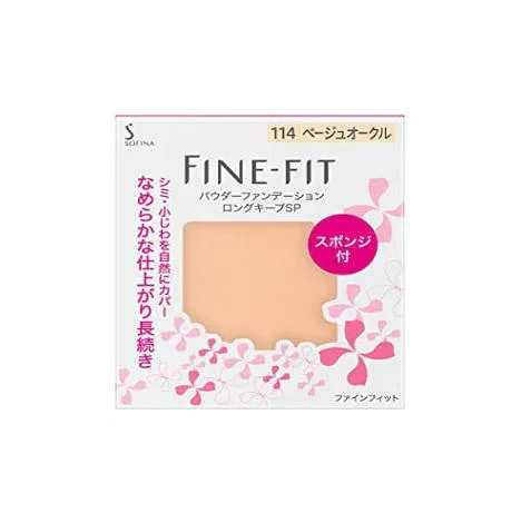 ファインフィット パウダーファンデーション ロングキープSP 114ベージュオークル 【レフィル】