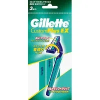 【本日楽天ポイント4倍相当】P&Gジレット カスタムプラスEX 首振式 3本入CPX−P3C【北海道・沖縄は別途送料必要】【CPT】