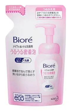 【本日楽天ポイント4倍相当】花王株式会社 ビオレ メイクも落とせる洗顔料 うるうる密着泡 詰替用 140ml【この商品は注文後キャンセルできません】【RCP】【北海道・沖縄は別途送料必要】【CPT】