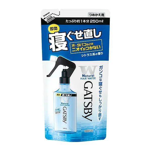 【本日楽天ポイント4倍相当】【送料無料】マンダムギャツビー(GATSBY)寝ぐせ直しウォーター つめかえ用 内容量250ml【△】【CPT】