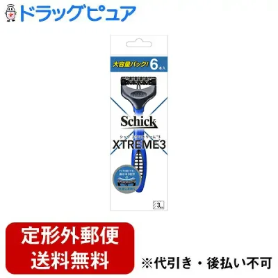【本日楽天ポイント4倍相当】【定形外郵便で送料無料でお届け】シック・ジャパン株式会社エクストリーム3 本体6本入【RCP】【TK290】
