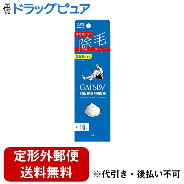 【本日楽天ポイント4倍相当】【お任せおまけつき】【定形外郵便で送料無料でお届け】株式会社マンダムギャツビー(GATSBY) 除毛フォーム【医薬部外品】 80g<簡単 泡で除毛 低刺激タイプ>【RCP】【TK450】