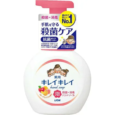 【本日楽天ポイント4倍相当】【定形外郵便で送料無料でお届け】ライオン株式会社キレイキレイ薬用泡ハンドソープ フルーツミックスの香り ポンプ250ml【医薬部外品】【RCP】【TK510】