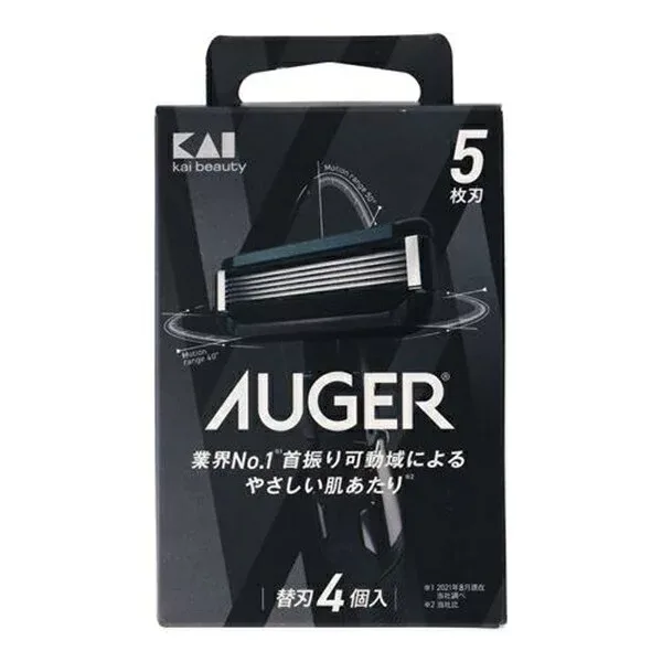 【本日楽天ポイント4倍相当】【送料無料】貝印株式会社AUGER 替刃 4個入【CPT】【△】