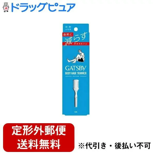 【定形外郵便で送料無料】株式会社マンダム ギャツビー(GATSBY)ボディヘアトリマー 1個【TK140】