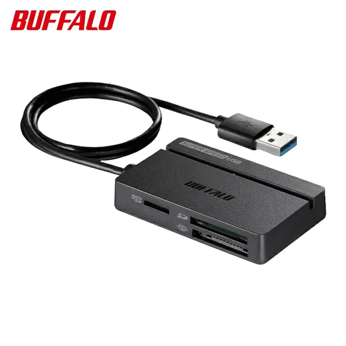 バッファロー USB3.0 マルチカードリーダー スタンダード (1台) BSCR100U3BK