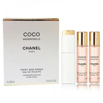 シャネル CHANEL ココ マドモアゼル ツィスト&スプレイ EDT SP 20ml×3 【香水】【当日出荷14時まで_休業日除く】【送料無料】【割引クーポンあり】
