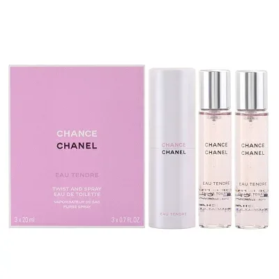 シャネル CHANEL チャンス オー タンドゥル ツイスト&スプレー EDT SP 20ml×3 【香水】【当日出荷14時まで_休業日除く】【送料無料】【割引クーポンあり】