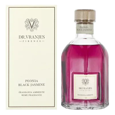 ドットール・ヴラニエス Dr. Vranjes ルームフレグランス ペオニア ブラック ジャスミン(PEONIA BLACK JASMINE) ディフューザー 500ml リード付き 【当日出荷14時まで_休業日除く】【割引クーポンあり】