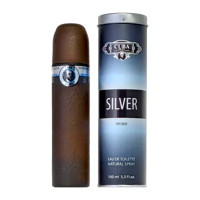 キューバ CUBA シルバー フォーメン EDT SP 100ml 【香水】【当日出荷14時まで_休業日除く】【割引クーポンあり】