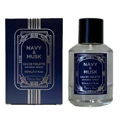 メリーアンドハリー Merry&Hary オードトワレ ネイビー&ムスクの香り EDT SP 50ml 【香水】【当日出荷14時まで_休業日除く】【割引クーポンあり】