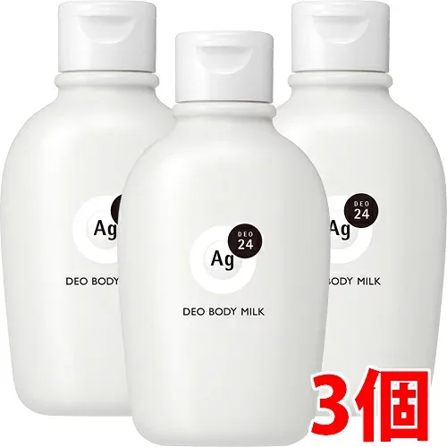 【3個セット】エージーデオ24デオドラントボディミルク×3個(無香性)(医薬部外品)180mL【co-1】