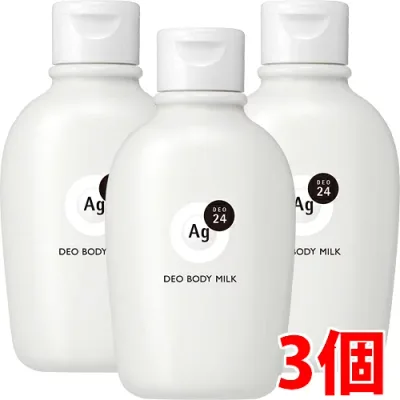 【3個セット】エージーデオ24デオドラントボディミルク×3個(無香性)(医薬部外品)180mL【co-1】