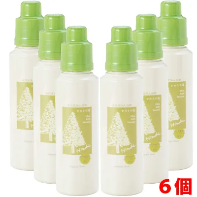 【6個】【医薬部外品】日本オリーブ 薬用オリーブの湯S ひのきの香り(入浴剤) 500mL×6個