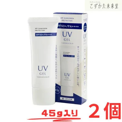 雪肌美人UVジェル 45g 2個セット ノンケミカル処方 SPF50+/PA++++ 雪の元本店