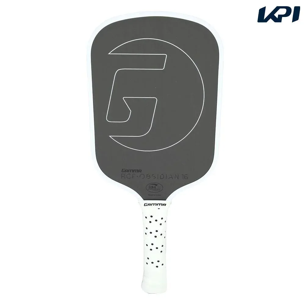 【エントリーでP5倍▲10%OFFクーポン】ガンマ GAMMA ピックルボールパドル PICKLEBALL PADDLE RCF OBSIDIAN 16 1E805704