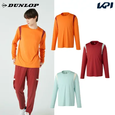 ダンロップ DUNLOP バドミントンウェア ユニセックス ロングスリーブTシャツ DAL8544 2025FW