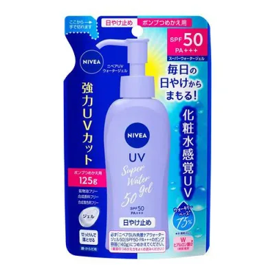 【納期約2週間】【お一人様3点まで】ニベアサン プロテクトウォータージェル SPF50・PA+++ つめかえ用 125g