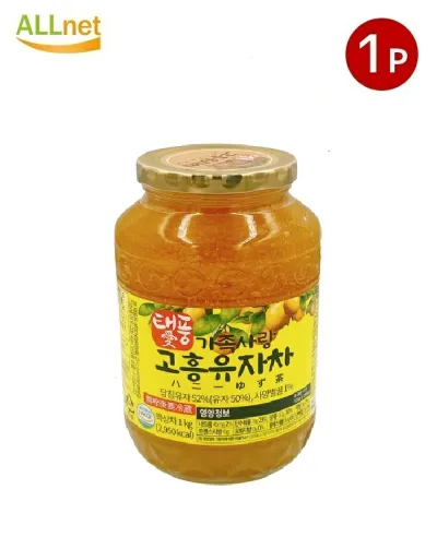 高興 ゴフン ハニー柚子茶 1kg【一部地域 送料無料】ゆず茶/韓国茶/韓国食材/韓国食品/蜂蜜茶/柚子茶/お土産/お中元/果実入お茶/飲物/飲み物/茶/韓国飲料/韓国食品/おいしい柚子茶/ハニーゆず茶 ゆず茶/ゆず茶/ユズ茶
