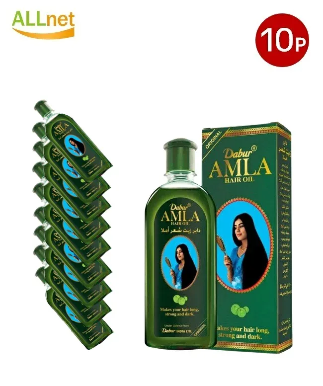 【送料無料】 Dabur アムラ毛髪油 100ml ×10個セット Dabur Amla HAIR OIL アムラ ヘアオイル ダバール Hair Oil インド india【サルタージ】【SARTAJ】