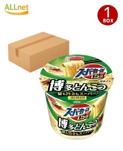 【まとめてお得・送料無料】エースコック スーパーカップ 博多とんこつラーメン 111g×12個セット ACECOOK ケース販売