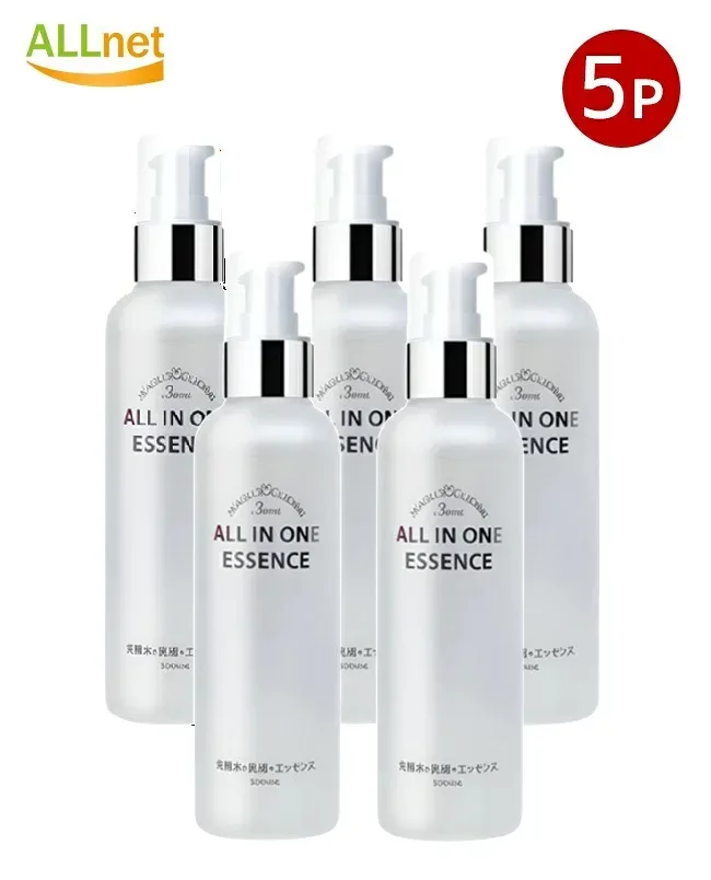 LASA マルチ エッセンス オールインワン 200ml ×5本セット Multi Essence Toner Emulshion 韓国コスメ 化粧水 エッセンス トナー エマルジョン オールインワン スキンケア 保湿 ポンプ式 うるおい 美肌 韓国スキンケア 正規品