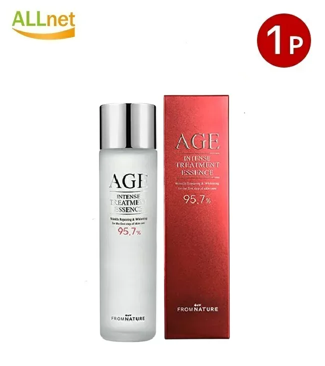 AGE インテンストリートメント エッセンス95.7%(化粧水) 150ml スキンケア ガラクトミセス ナイアシンアミド 韓国コスメ 保湿 乾燥 透明感 もちもち みずみずしい ツヤ お試し 瓶タイプ AGE INTENSE TREATMENT ESSENCE FROM NATURE