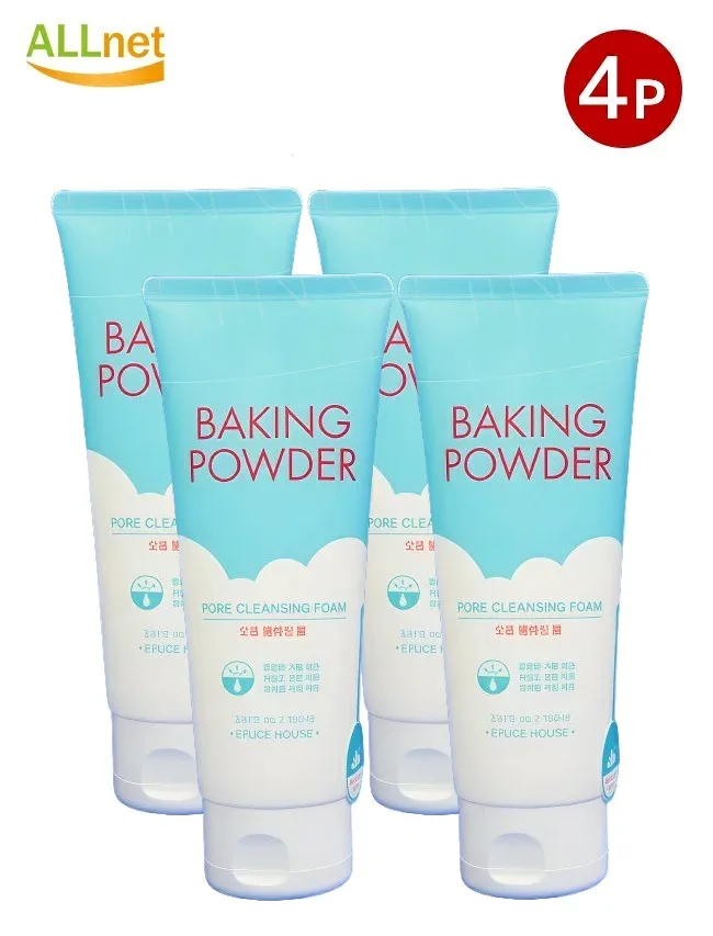 【エチュードハウス Etude House】ベーキングパウダー毛穴クレンジングフォーム 160g×4点セット | Baking Powder Pore Cleansing